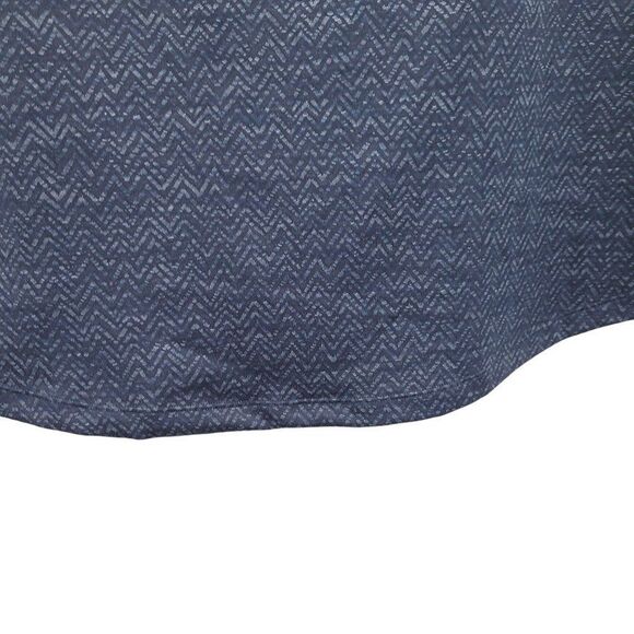 MPG Activewear Skirt M Navy Blue Print Stretch High Low Aline Pockets Athletic - Picture 8 of 15